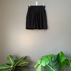 Black Chiffon Circle Skirt from American Apparel